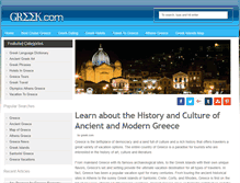 Tablet Screenshot of greek.com